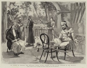 The Mudir of Dongola (Sir Mustapha Yawar, KCMG) Talking to One of His Sandjaks in the Mudireh